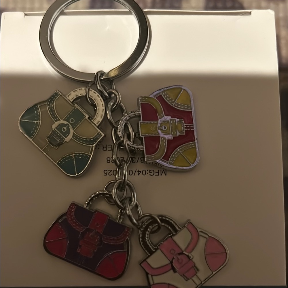Colorful Handbag Charm Keychain - Picture 3 of 4